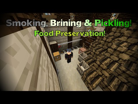 TerraFirmaCraft Tutorials 3: Food Preservation | Smoking & Pickling