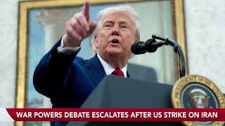 Democrats Push for War Powers Vote Over Trump Iran Strikes