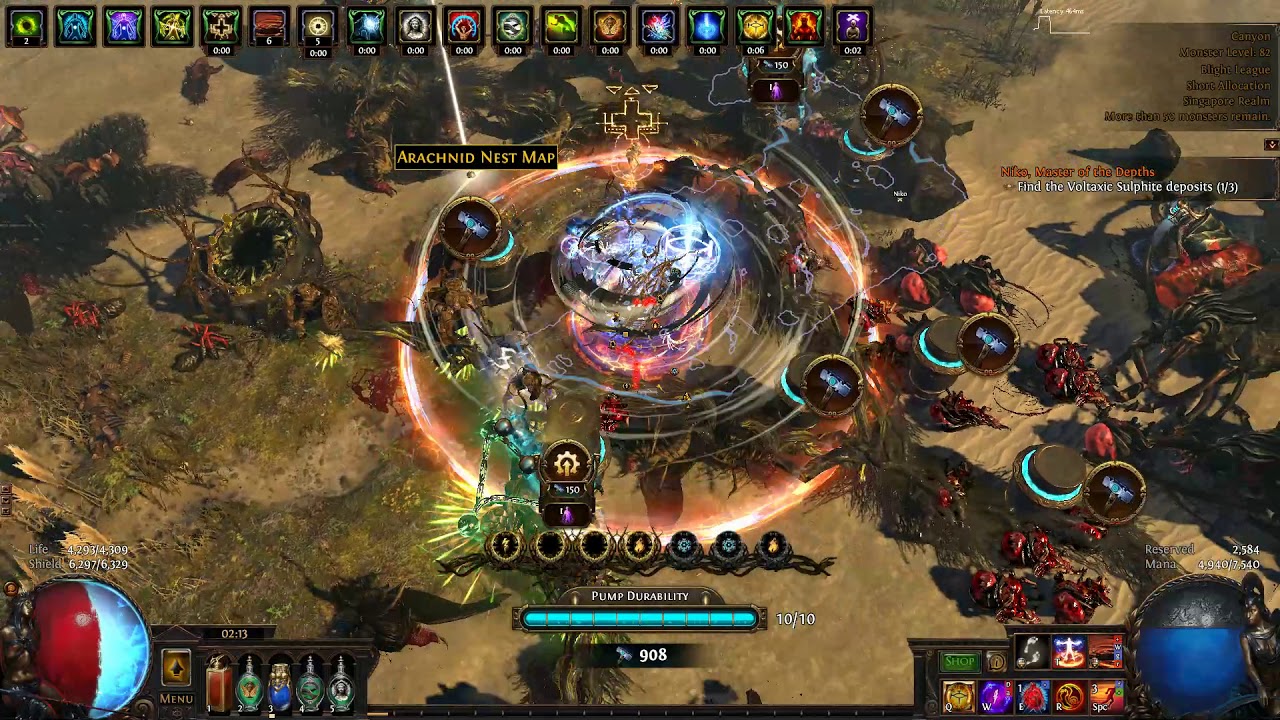 3.8] Corrupted Soul Hierophant - 13k+ EHP Tank and Big AoE (Uber 