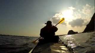 preview picture of video 'kayaking in south coast of miura(1/3)'