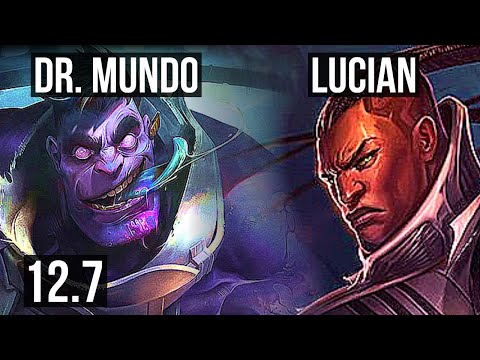 MUNDO vs LUCIAN (TOP) | Rank 5 Mundo, 3/0/2, 900+ games, 1.1M mastery | EUW Challenger | 12.7