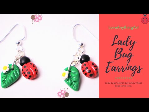 🐞 Ladybug Earrings Polymer Clay Earrings 🐞