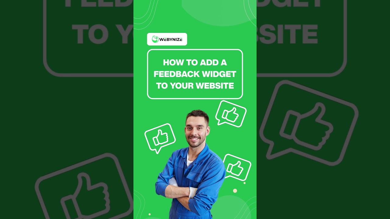 How to add a Feedback widget to your website