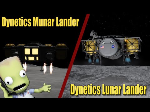 Dynetics Lunar Lander in Stock KSP | KerbalSpaceProgram recreations