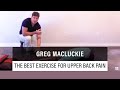 The Best Exercise For Upper Back Pain 