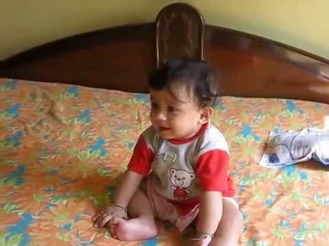 Advaita Mallar with Little Bunny 091114