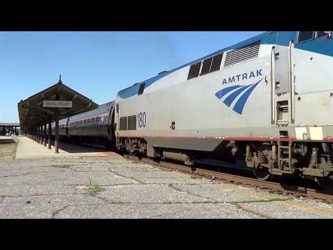 CSX, Amtrak & CLNA Railfanning In Rocky Mount NC With AMTK 156 6/28/2017