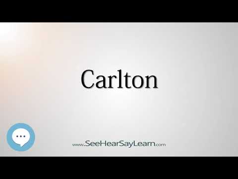 Carlton (How to Pronounce Cities of the World)💬⭐🌍✅