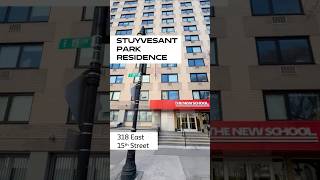 Stuyvesant Park Residence Hall Tour @ The New School #shorts