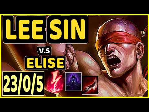 SKEANZ (LEE SIN) vs ELISE - QUADRAKILL 23/0/5 KDA JUNGLE CHALLENGER GAMEPLAY - EUW