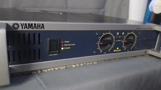 Video thumbnail for 2000W 8Ω Yamaha P7000S Powerful Audio Amplifier on testing with software compressor EQ 7band limiter by Leader Video