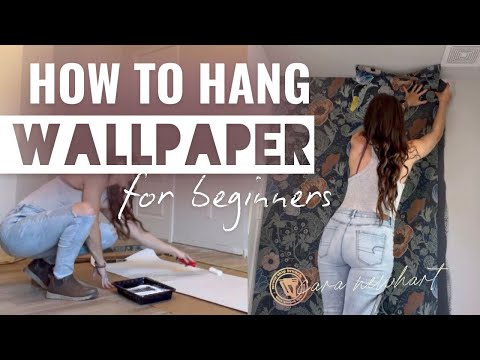 HOW TO INSTALL PASTED WALLPAPER FOR BEGINNERS » DIY BASICS WORKSHOP