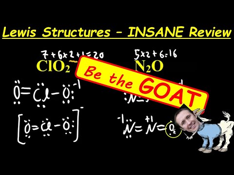 Lewis Structures - MASSIVE Review of 29 Exam Questions!!