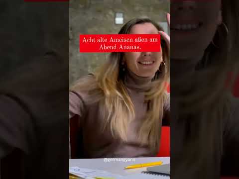 Get ready to twist you tongue with #germangyan #learngermanwithnidhijain