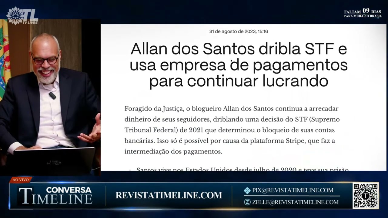 Entrei ao VIVO com Allan dos Santos