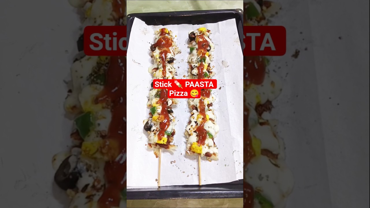 sticks Paasta Pizza 😋🍡🍕… #shorts #pizza #pasta #viral video #food #akila kitchen..➡️
