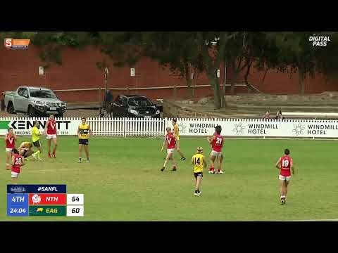 North's Isaac Keeler takes a hanger and ties up scores - Rd 6 U18 Torrens University Cup
