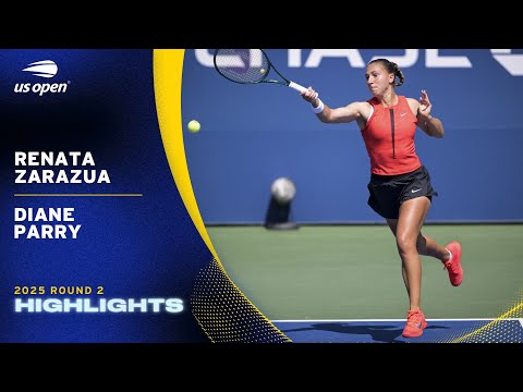 Renata Zarazua vs. Diane Parry Highlights | 2025 US Open Round 2
