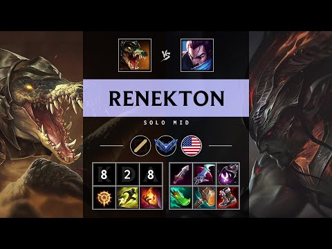 Renekton Mid vs Yasuo - NA Diamond Patch 25.17