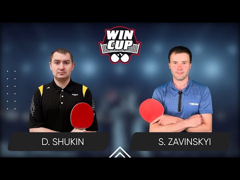15:00 Dmytro Shukin - Serhii Zavinskyi West 3 WIN CUP 18.05.2024 | Table Tennis WINCUP 1