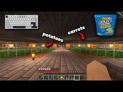 Minecraft ASMR Lets Play Episode 61 (Hard Candy, Whispering & Keyboard Sounds)
