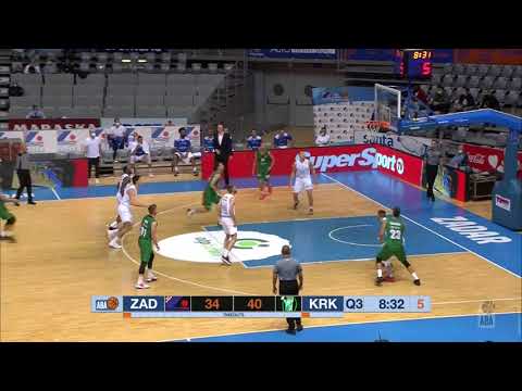 Rok Stipčević led Krka toward the win against his former team Zadar (Zadar - Krka, 19.10.2020)