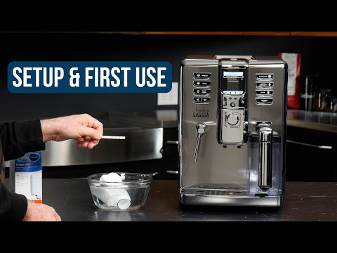 How To: Initial Setup & First Use of the Gaggia Accademia Espresso Machine