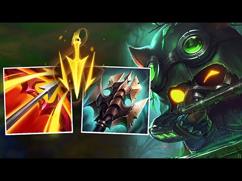 This Teemo build looks like a Literal Glitch! but I have Lethal Tempo so it gets really insane