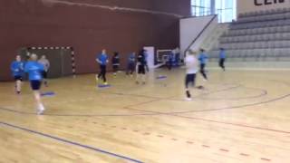 Handball - warm up drills Handball - warm up drills