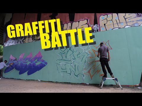 FUN Graffiti BATTLE ~~ BOSS Vs  EKS