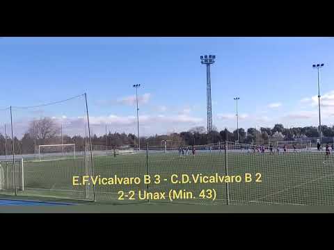 Resumen Infantil B 25/26 Jornada 16 EF Vicálvaro B 3 C.D. Vicálvaro 2 (31/1/2026)