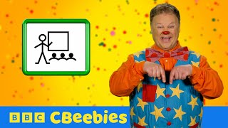 Learn to Sign with Mr Tumble | Back to School | CBeebies
