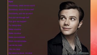 Being Alive Glee Lyrics