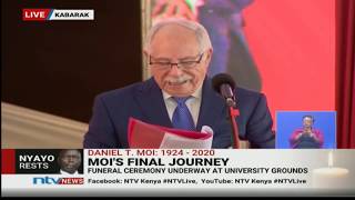 Moi's personal doctor talks about his age, diet and exciting trip to Israel