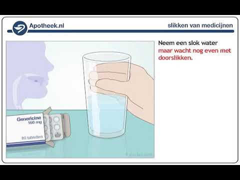 Slikken van Medicijnen