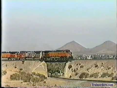 Classic Railroad Series 139 - ATSF and UP near Victorville, CA October 31, 2002