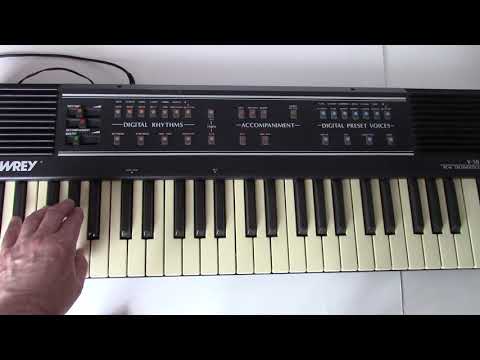 1988 Lowrey V-50 Vintage Keyboard & Crunchy Lo-Fi PCM Drum Machine SIEL Suzuki Keyman RARE! image 8