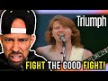 Rapper FIRST time REACTION to Triumph - Fight The Good Fight! This is what I'm talking about...