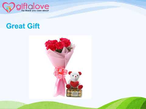 Send Flowers with Chocolates online from Giftalove.com