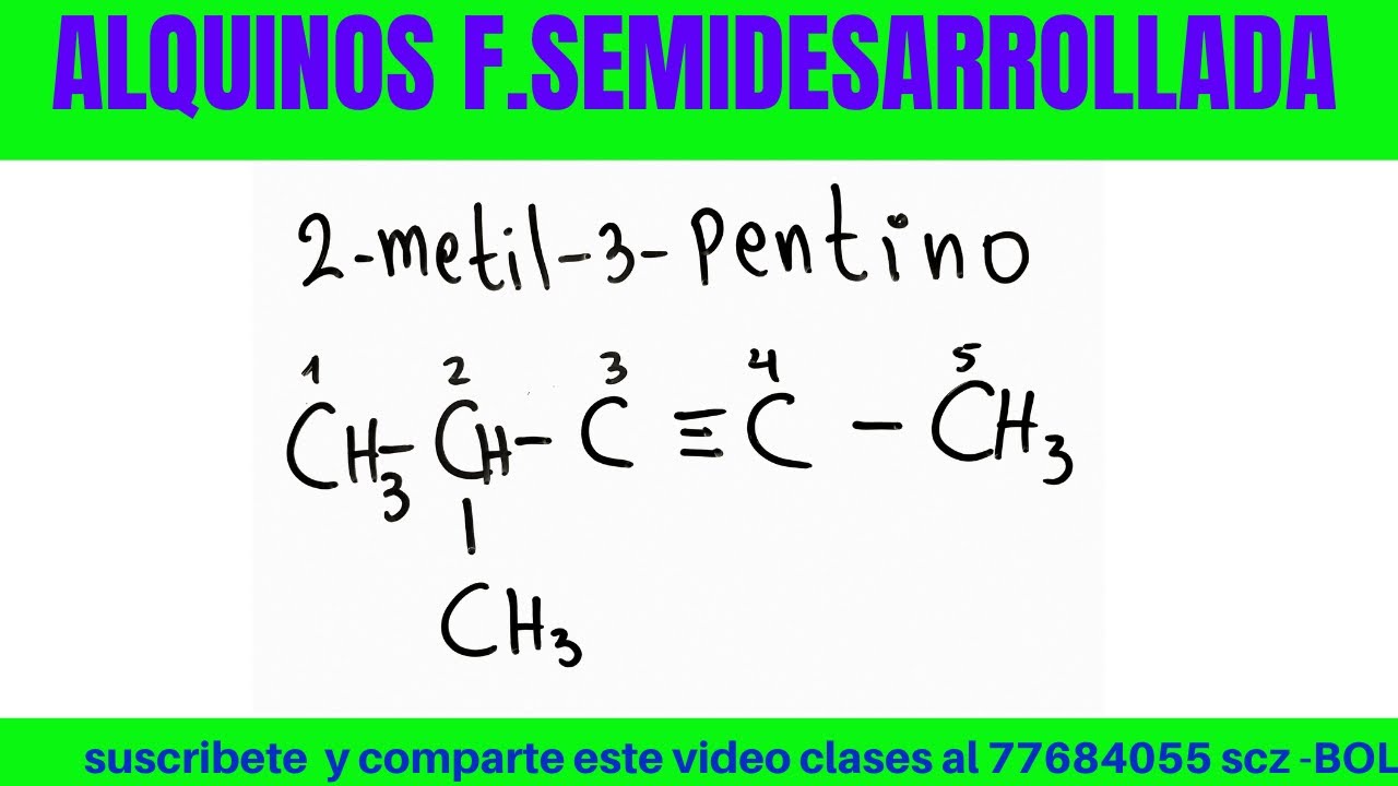ALQUINOS 2-metil3-pentino