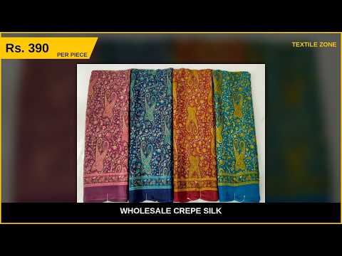 Wholesale Crepe Silk – product video thumbnail
