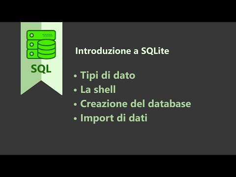 SQLite: introduzione