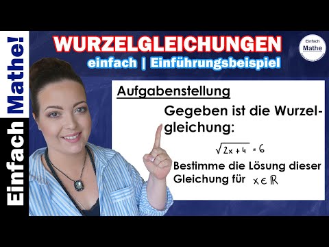 Wurzelgleichung berechnen | Gleichung mit Wurzel lösen by einfach mathe!