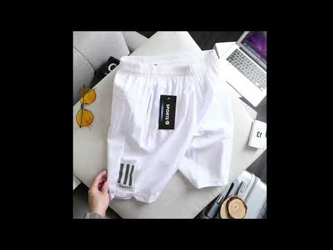 Quần Short Nam Thun Thể Thao In Chữ Short