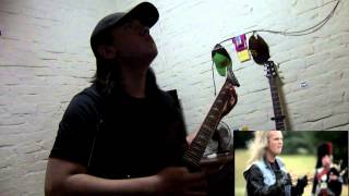 GRAVE DIGGER - Highland Farewell Guitar Cover, and Axel Ritt Performance Guitar Solo.