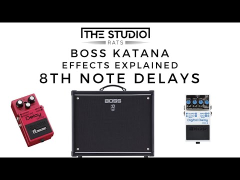 Boss Katana - Dotted 8th Note Delays