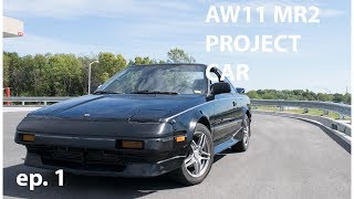 cheap toyota mr2 aw11 project car (ep.1) intro and starter