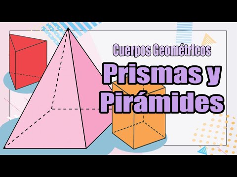 PRISMAS Y PIRÁMIDES características para niños.