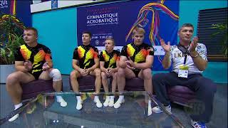 HIGHLIGHTS  2014 Acrobatic Worlds, Levallois Paris (FRA)  Mens Groups  We are Gymnastics!_2