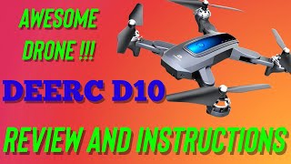 DEERC D10, A Great Budget Foldable Altitude Hold Drone with 1080p Camera for under $70.with Extra’s